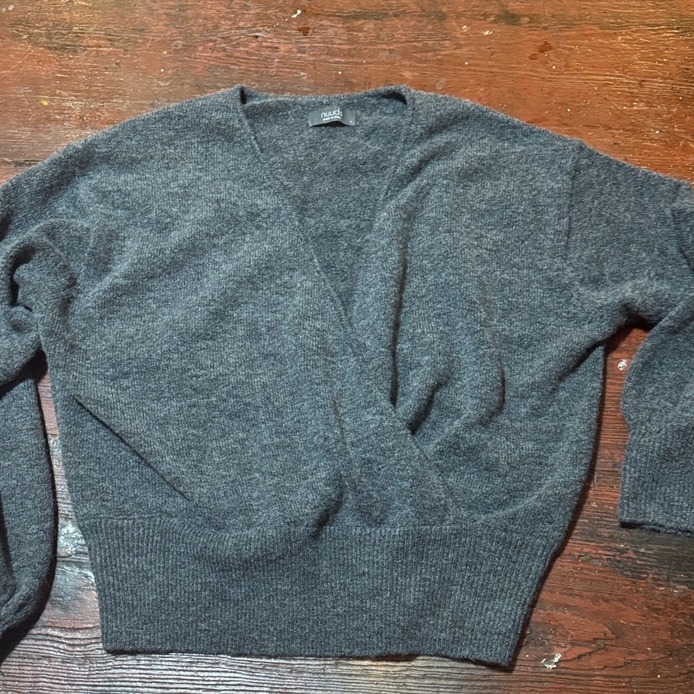 Nuuds cozy knit wrap Sweater